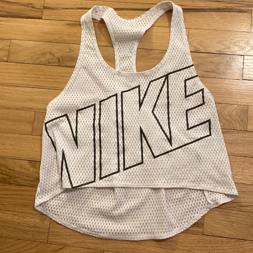 White nike training top